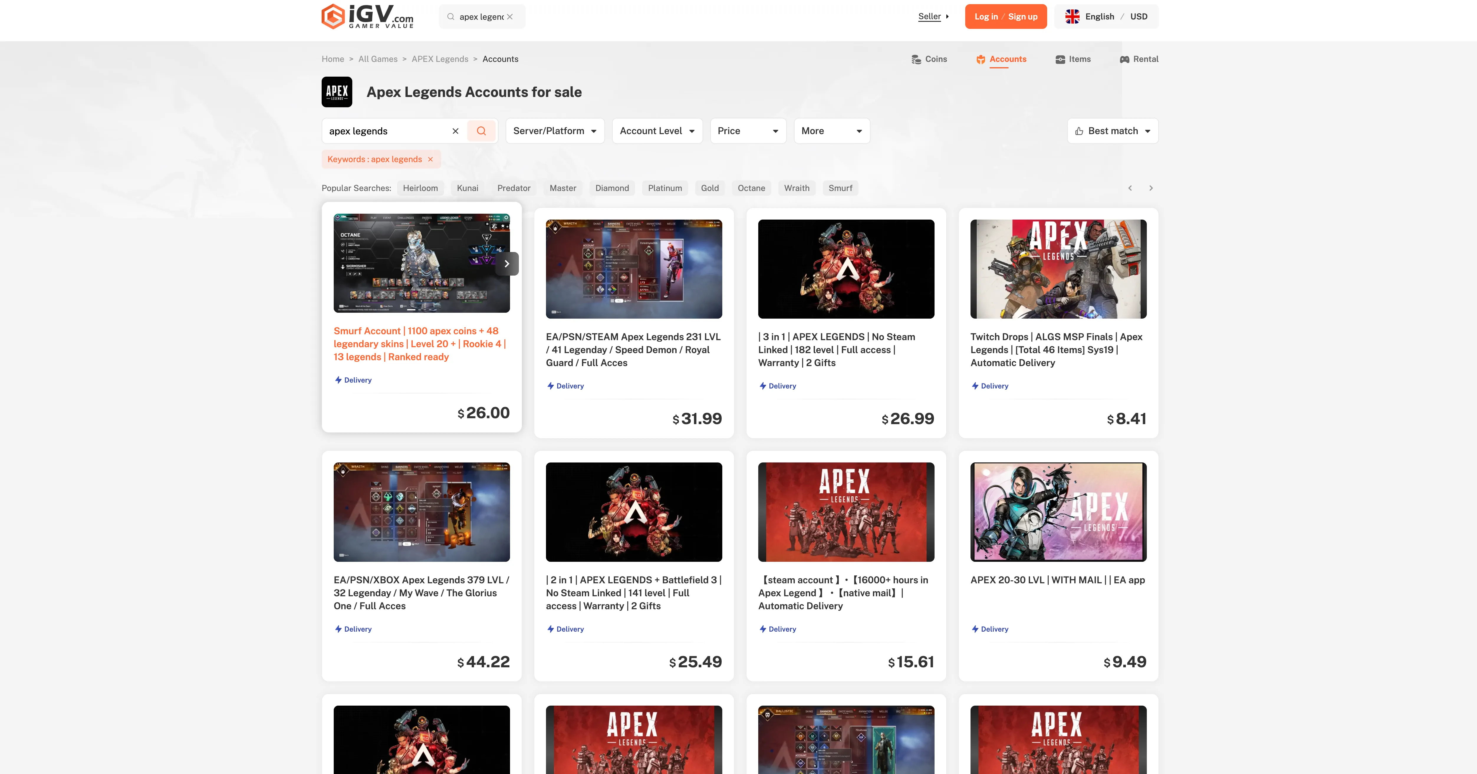 IGV apex legends